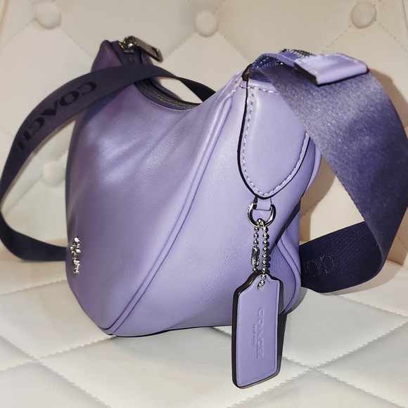 COACH PACE Shoulder Crossbody Bag Light Violet - Picture 2 of 15